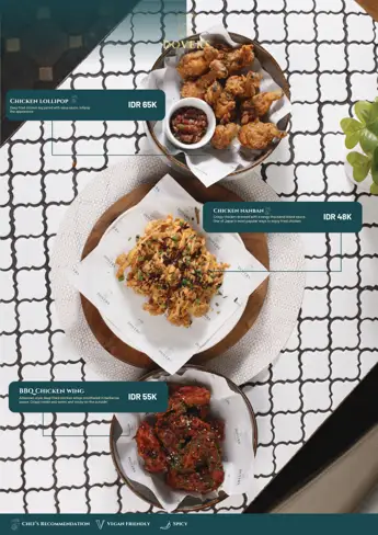 Menu Dovers halaman 5: Snacks & Starters