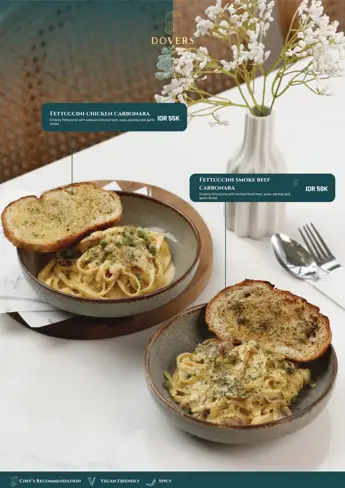 Menu Dovers halaman 26: Pasta