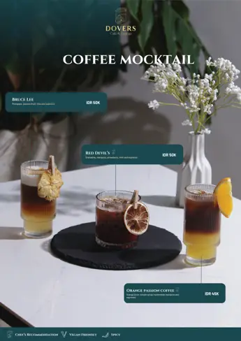 Menu Dovers halaman 32: Mocktail
