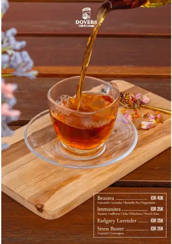 Menu Dovers halaman 45: Tea